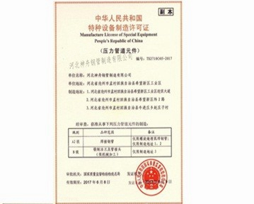 Special equipment type test report